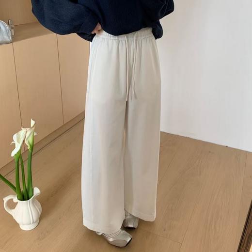 老米优品🎈砂洗棉质，轻柔垂顺~《巨显瘦春季阔腿九分裤》多道砂洗工艺反复打磨 版型魔法先搜！ 藏肉显高~ 商品图11