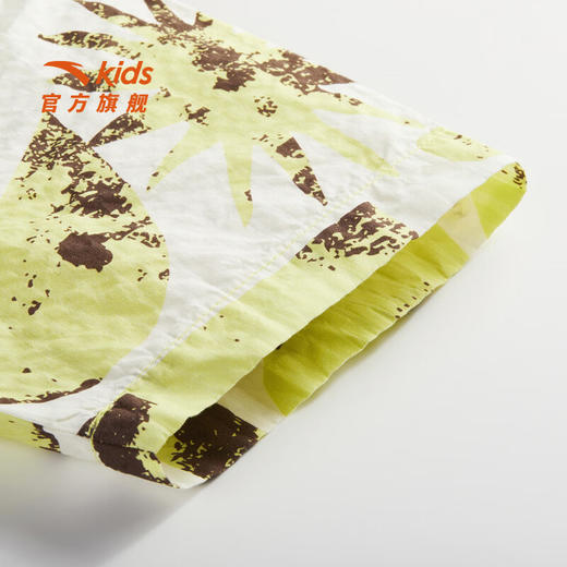 安踏儿童T恤男大童装狮子王2026夏季新品时尚花纹纯棉短T352628601 商品图3