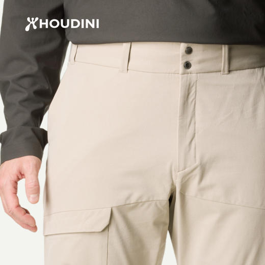 HOUDINI胡丁尼 Go Pants 走起 第二代男户外轻薄抗撕裂徒步登山软壳长裤 860086 商品图3