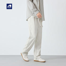 墨麦客男装高智通勤休闲裤男2026春季新款直筒宽松男士裤子91557.