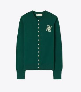 TORY BURCH 开衫女  178495-304-F 深绿色.