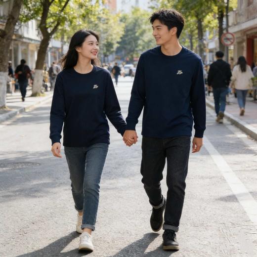 【24长袖体能圆领衫】体能圆领长袖男女同款运动体能上衣反光标版/国潮版/净版/歼20版03h 商品图0