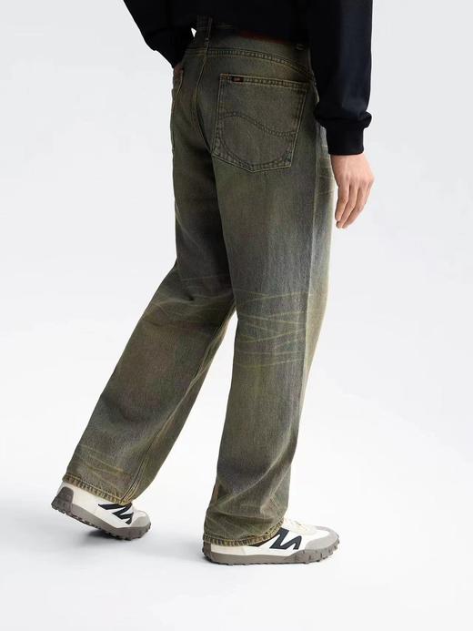 F030687秋季重水洗男士直筒高弹力阔腿牛仔裤 商品图13