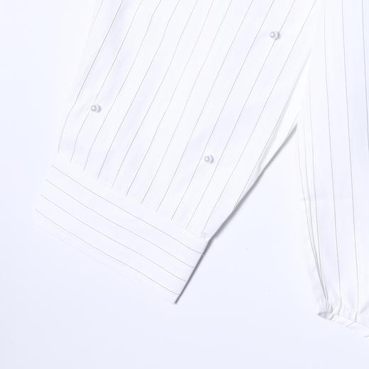 SDSA男装2026新款高贵轻奢简约细条纹长袖衬衫立体珠子装饰百搭 商品图3
