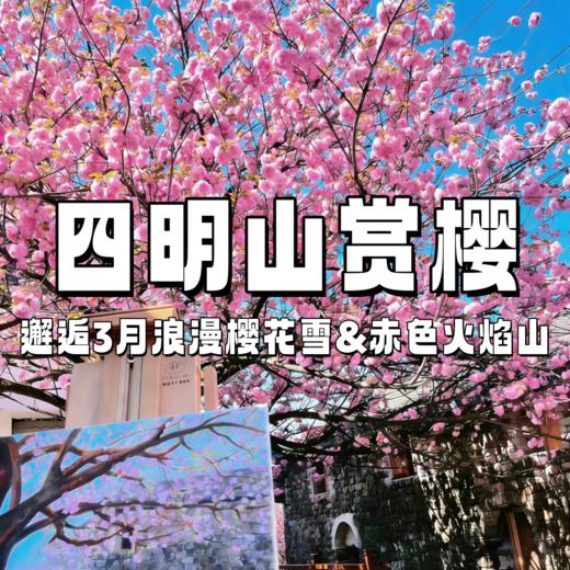 【亲子营】三月的春日樱语 | 邂逅四明山的浪漫飞雪与赤色奇境火焰山 商品图0
