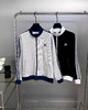 F030648男女同款针织华夫格立领运动宽松夹克外套 商品缩略图0