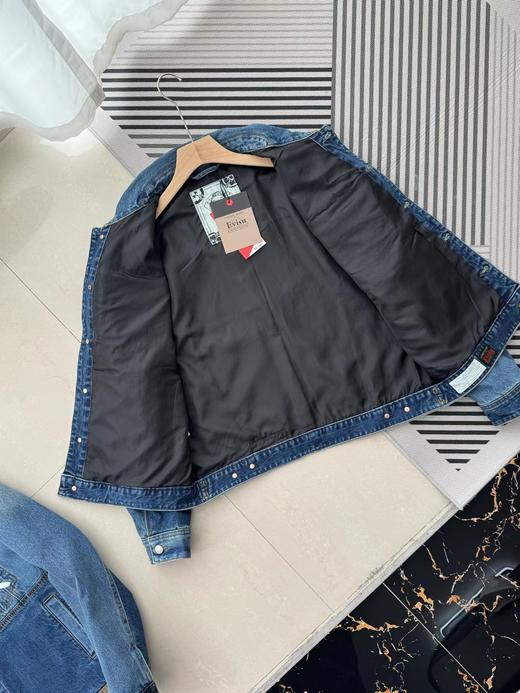 F030689男士解构风格拼布牛仔夹克外套男春秋款牛仔衣 商品图11
