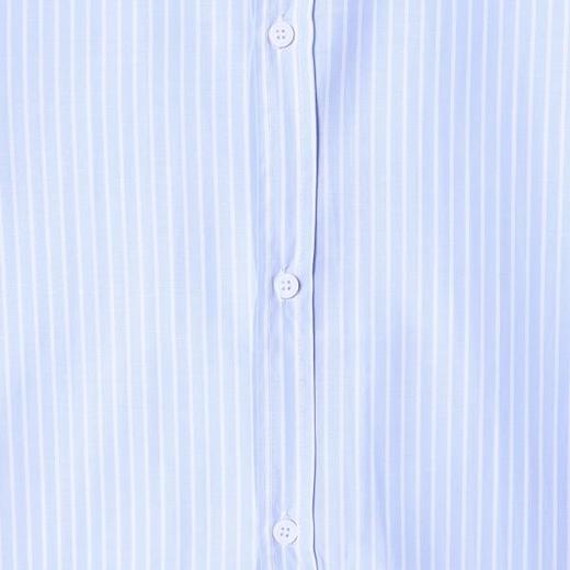 SDSA男装2026新款高贵轻奢韩系小众设计条纹拼接翻领长袖衬衫百搭 商品图2