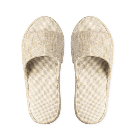 日式无印黄麻底拖鞋良品夏季凉拖鞋纯色棉麻家居拖鞋防水底拖鞋新 商品图1