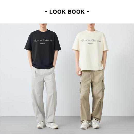 墨麦客男装美式休闲短袖t恤男2026春夏新款印花宽松男士T恤75189. 商品图4