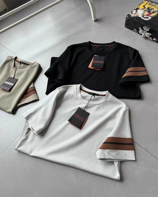 F030640夏季新款云感空气层圆领运动休闲短袖T恤 商品图2