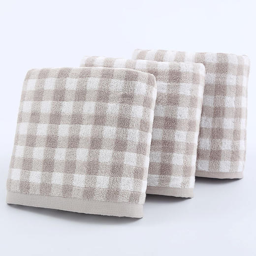日式无印浴巾全棉良品格纹浴巾毛圈柔软毛浴巾室简约格子纯棉新品 商品图4