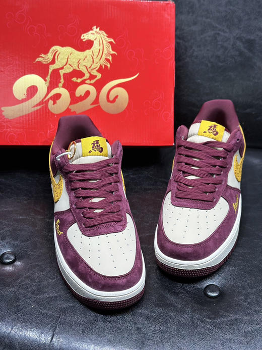 春季特惠💰430 马年限定 # NK Dunk LOW Year Of The Horse 空军一号 防滑耐磨 低帮 板鞋 男女同款 马到功成 迎新 限定款 商品图4