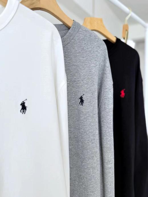 F030621基础款刺绣平纹针织亲肤舒适长袖T恤打底衫 商品图6