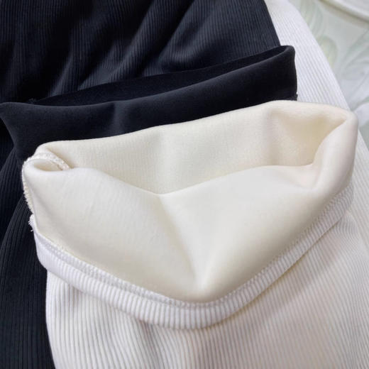 【春季新款】休闲裤欧棉绒裤子女高腰显瘦保暖裤 垂感显瘦直筒休闲长裤 商品图5