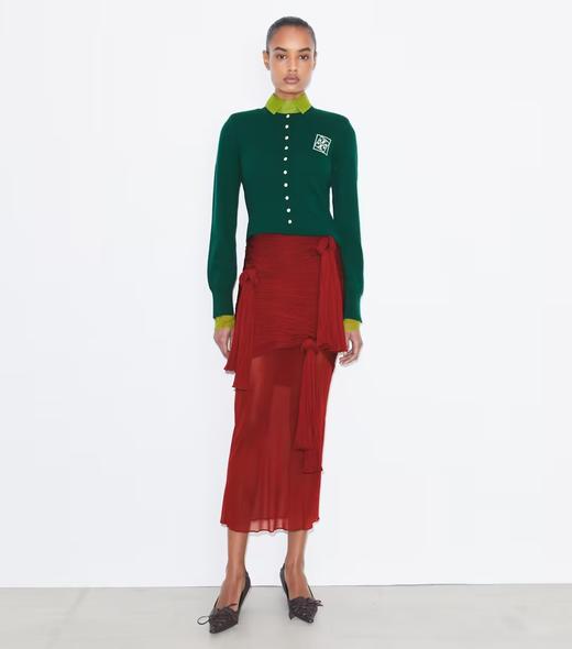 TORY BURCH 开衫女  178495-304-F 深绿色. 商品图1