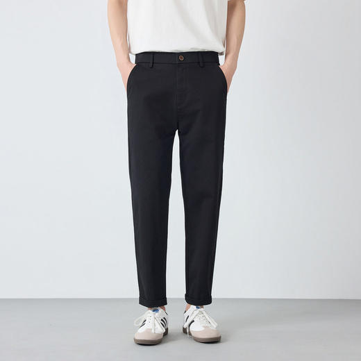 墨麦客男装高智通勤锥形休闲裤男2026春款半松紧腰男士裤子91545. 商品图2