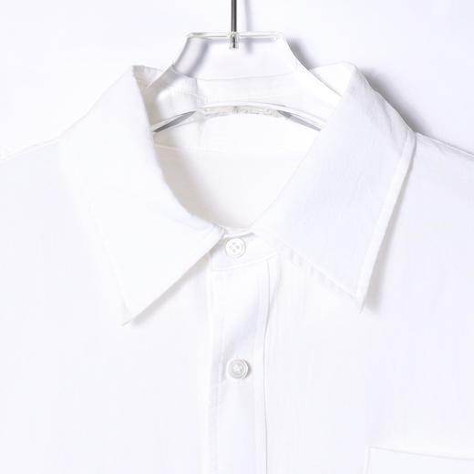 SDSA男士秋冬新款痞帅男装简约基础款纯色口袋翻领长袖衬衫百搭 商品图1