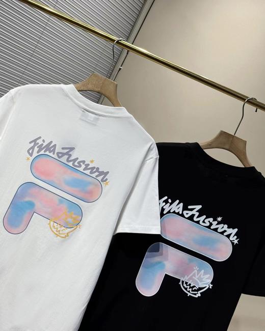 F0306122情侣短袖2026夏新款休闲日常通勤百搭纯棉涂鸦T恤 商品图4