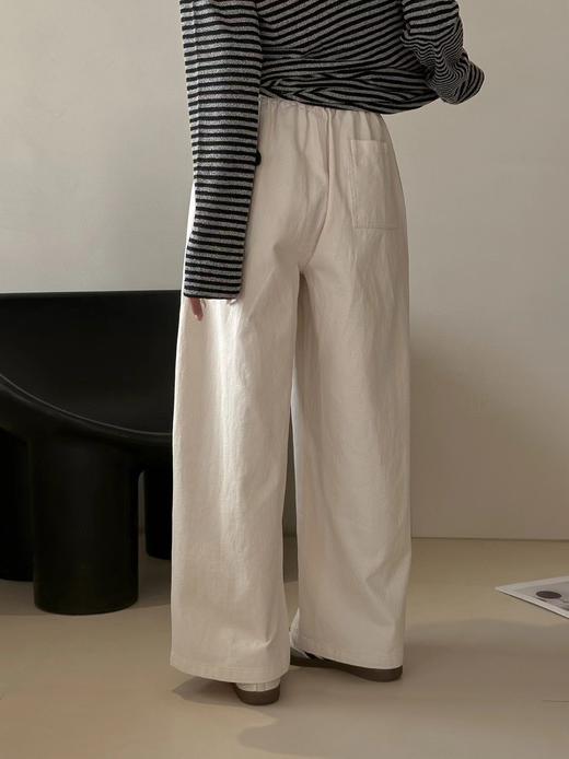 F030674春季新款简约舒适棉质杨桃裤春款直筒裤 商品图6