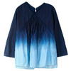 艺术家联名款 牧衣游原创吊蓝染丝棉小衫古朴文艺植物染上衣 寻途 商品缩略图4