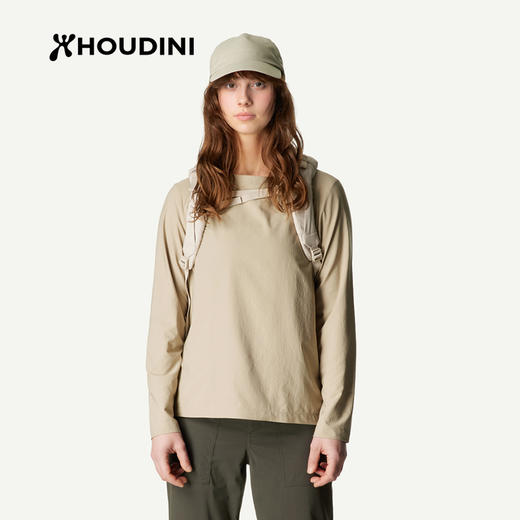 HOUDINI胡丁尼 Cover Crew 守护 女款户外速干长袖T恤158694 商品图0