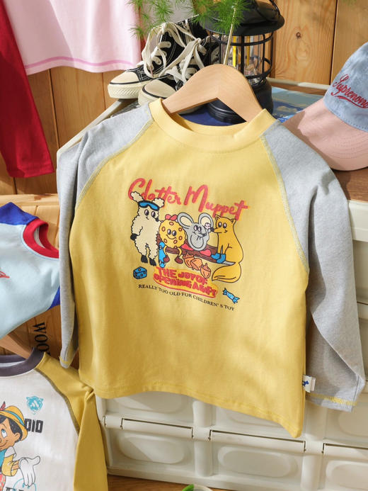 开学特价!!预售10个工作日|patadog蓝狗·涂鸦画作糯糯T恤 商品图5