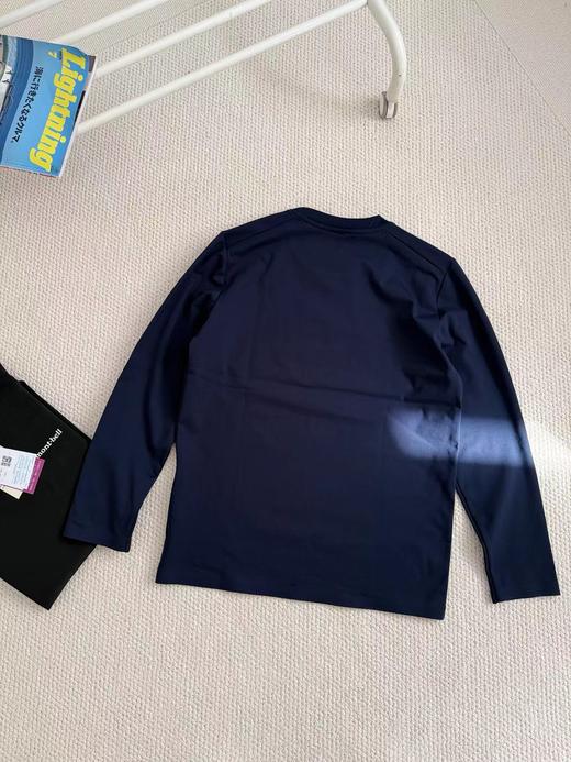 F030622户外运动透气舒适柔软圆领男内里磨毛长袖T恤 商品图8