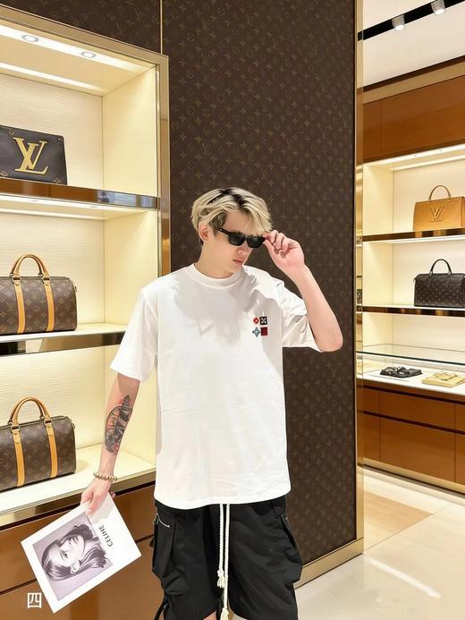 F030612新款日常通勤多巴胺logo刺绣款短袖圆领T恤 商品图3