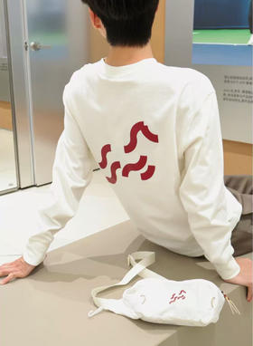 【9hd1】新限定系列！男子休闲圆领印花长袖T恤！！