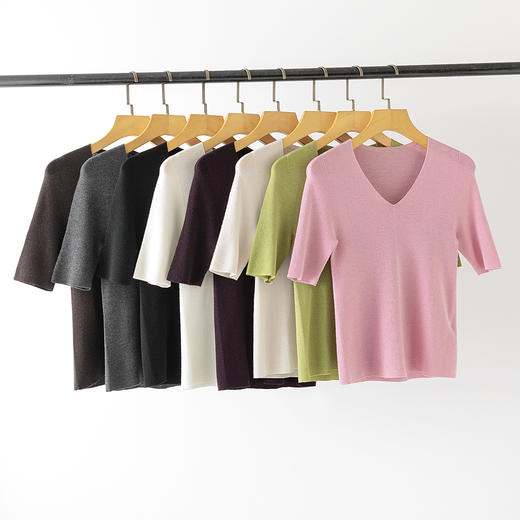 【高品质私服】【扬子60支精纺纱线】触感软糯亲肤，贴身穿毫无扎感，布面平整如镜YS88690【仅限签收48小时内退换】-CC 商品图0