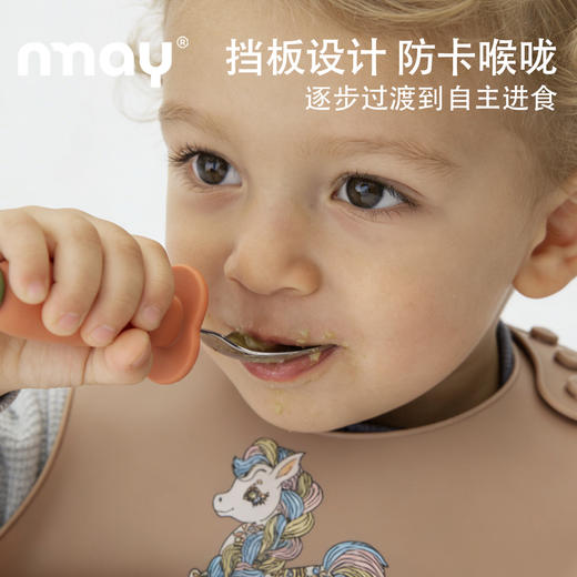 nmay 胡萝卜系列-316L不锈钢叉勺 儿童宝宝辅食餐具6月+ 商品图4