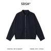 SDSA男装2026新款高贵轻奢极简风翻领拉链夹克弧形口袋设计休百搭 商品缩略图0