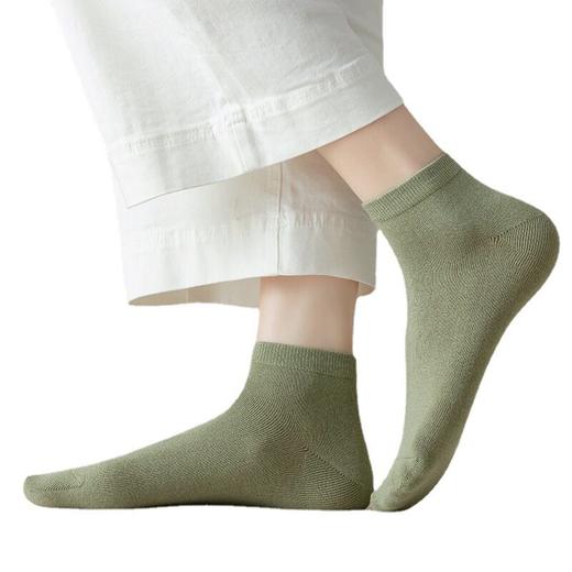 新日式无印棉袜女士船袜良品隐形袜纯色棉袜透气吸汗女款袜子素色 商品图4