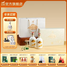 【云双瓶礼盒】金徽酒 52度山水金徽·云  白酒礼盒