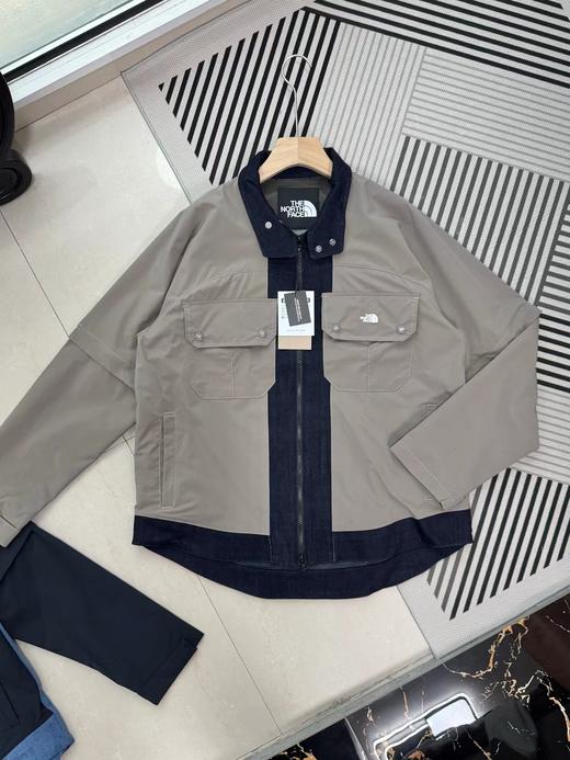 F030688先锋设计男牛仔拼接可拆卸软壳外套 商品图12