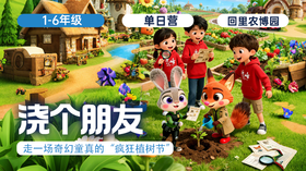 周末营 |「浇个朋友」一场奇幻的“疯狂植树节”！