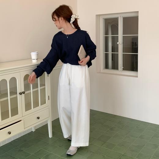 老米优品🎈砂洗棉质，轻柔垂顺~《巨显瘦春季阔腿九分裤》多道砂洗工艺反复打磨 版型魔法先搜！ 藏肉显高~ 商品图12