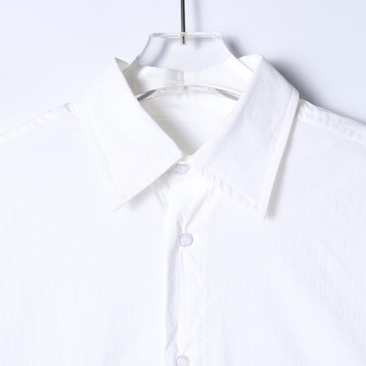 SDSA男士春夏新款痞帅男装时尚简约纯色长袖衬衫百搭舒适休闲衬衣 商品图1