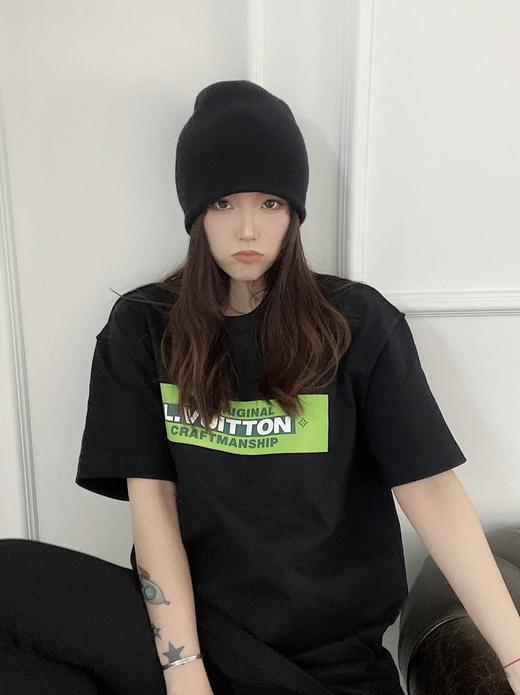 驴家25ss绿箭印花字母短袖T恤（DY） 商品图3