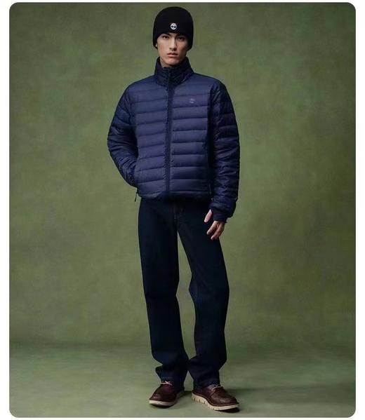 F030686休闲弹力耐磨中高腰修身直筒牛仔长裤 商品图9