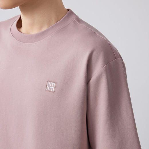 墨麦客男装210g重磅棉感短袖t恤男2026春新款透气体恤上衣75186. 商品图3