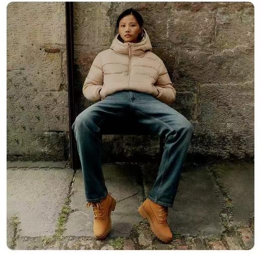 F030686休闲弹力耐磨中高腰修身直筒牛仔长裤 商品图13