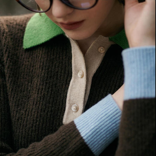 PALUOPO/PL翻领女衫ET23106R-A/约重295g帕罗 商品图4