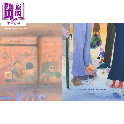 预售 【中商原版】【德文版】这些想法从哪里来 德国插画师 Carla Haslbauer 绘 Wo kommen die Ideen her 原版 Bettina Obrecht 商品图3