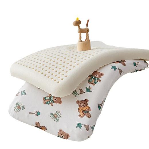 日式无印卡通婴童定型乳胶枕婴儿 枕头枕芯超低乳胶儿童枕头0-3岁 商品图4