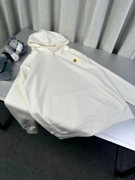 F0306113新款重磅加绒加厚圆领卫衣男女同款保暖卫衣 商品图4