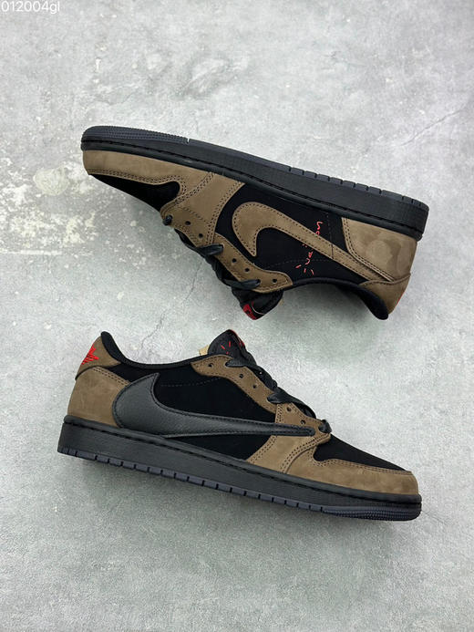 春季特惠💰430 公司级 # Travis Scott x Fragment Design x Jordan Air Jordan 1 Low OG SP 多方联名合作倒钩低帮 商品图4