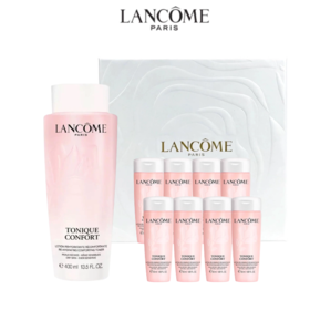 【买400ml赠400ml】Lancome兰蔻新版大粉水一拖八礼盒（实收400ml+50ml*8） 香港直邮