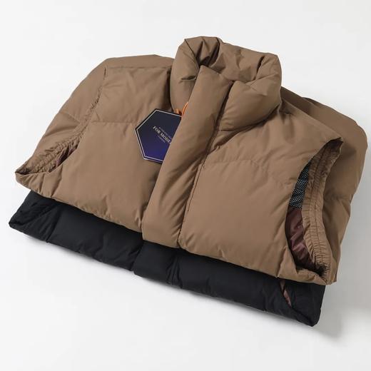 F030605男士立领90%白鸭绒背心休闲保暖马甲外套 商品图5